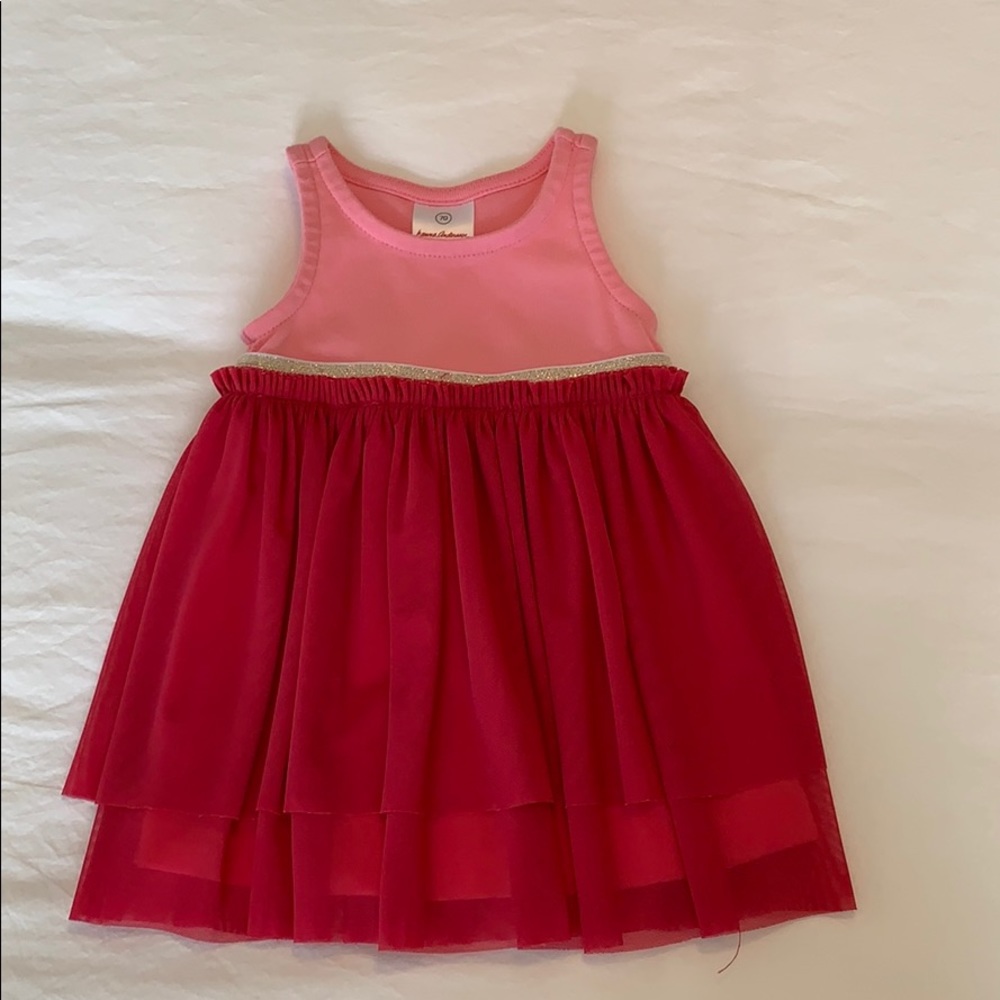 Hanna Andersson sparkle dress size 70 or 6-12 mo